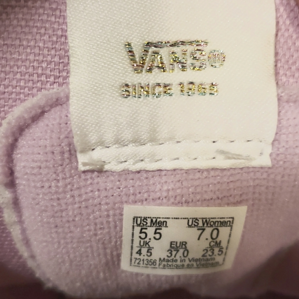 NWT! Vans Sk8-Hi Tapered High Top Shoes / Sneakers BUTTERFLY DREAMS HOLOGRAPHIC - Picture 11 of 12